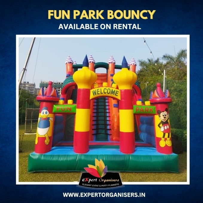Fun Park Bouncy On Rent for Birthday Parties or Events in Mumbai