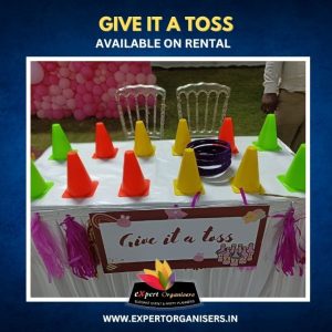 Give It A Toss Game on Rental for Birthday Parties or Events in Mumbai