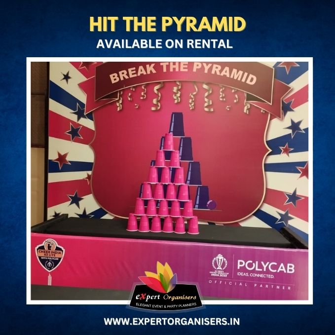 Hit The Pyramid Game on Rent for Birthday Parties or Corporate Events in Indore