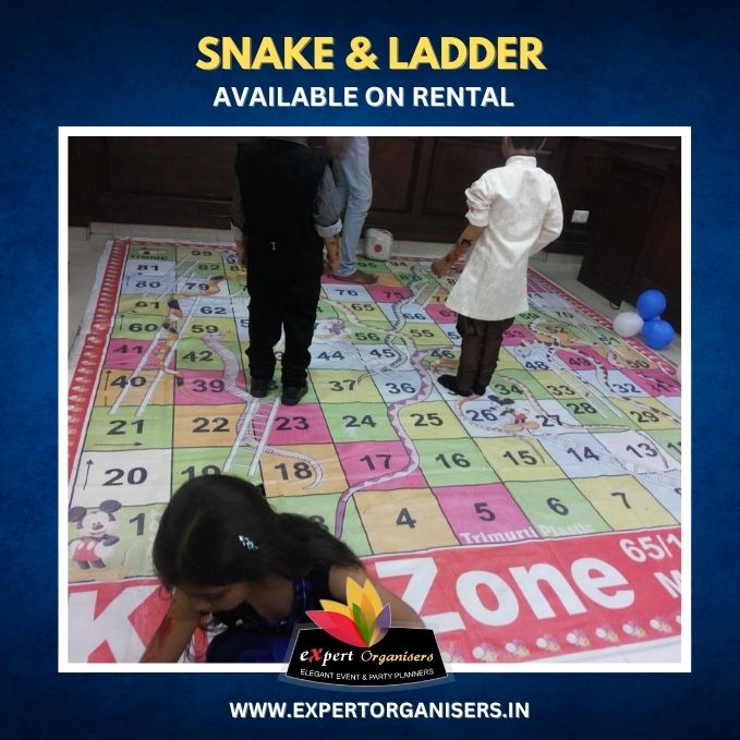 Snake & Ladder Game on Rent for Birthday Parties or Corporate Events in Indore