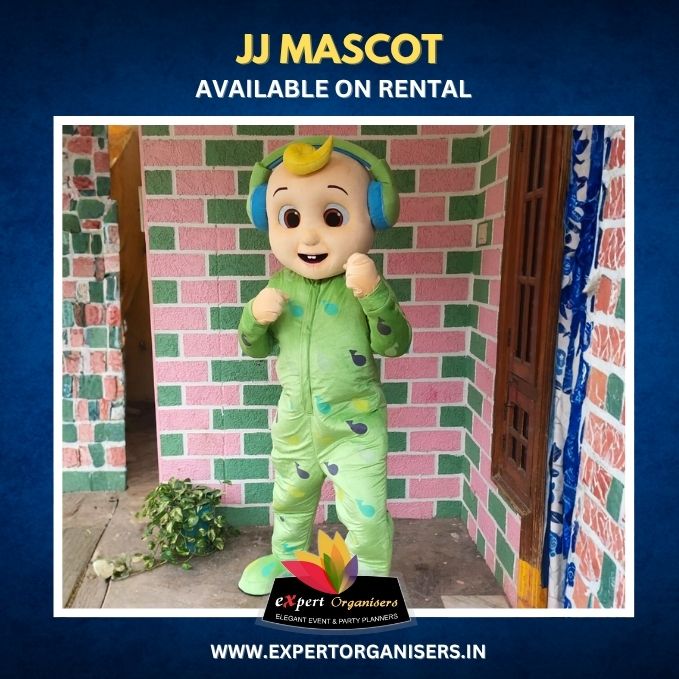 JJ Mascot on Rent for Birthday Parties or Corporate Events in Bangalore