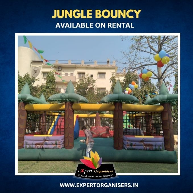 Jungle Bouncy on Rent for Birthday Parties or Corporate Events in Delhi