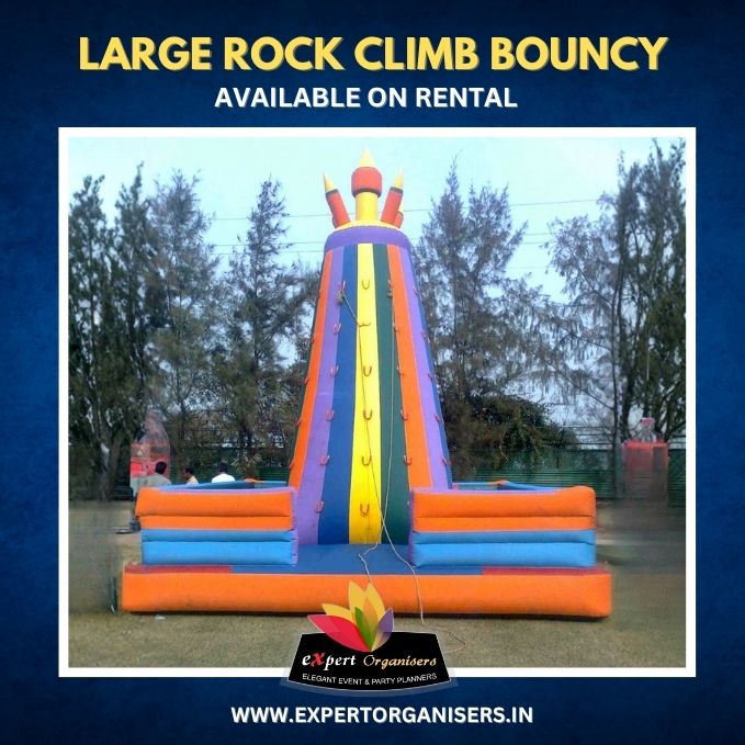 Large Rock Climb Bouncy on Rent for Birthday Parties or Corporate Events in Delhi