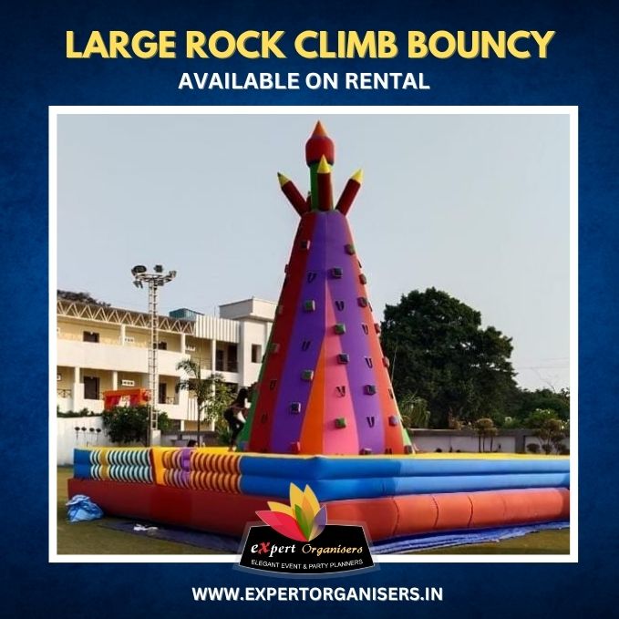 Large Rock Climb Bouncy on Rent for Birthday Parties or Corporate Events in Indore