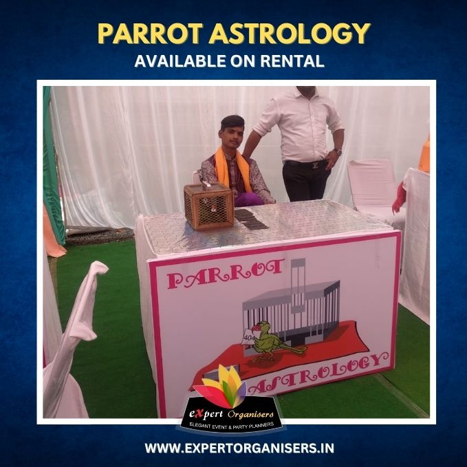 Parrot Astrology Activity on Rent for Birthday Parties or Corporate Events in Indore