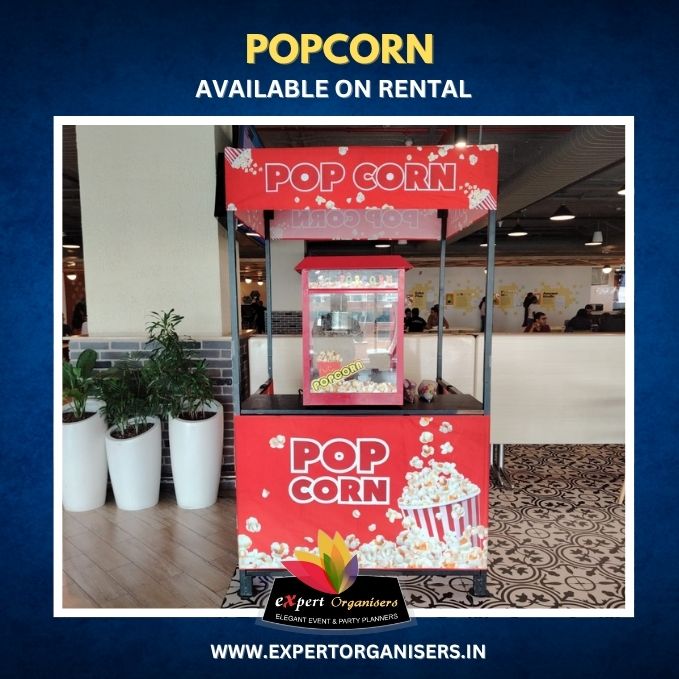 Popcorn Food Counter on Rent for Birthday Parties or Corporate Events in Bangalore