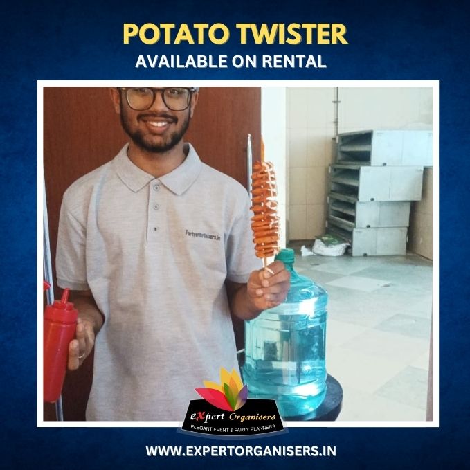 Potato Twister Food Counter on Rent for Birthday Parties or Corporate Events in Bangalore