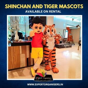 Shinchan & Tiger Mascots