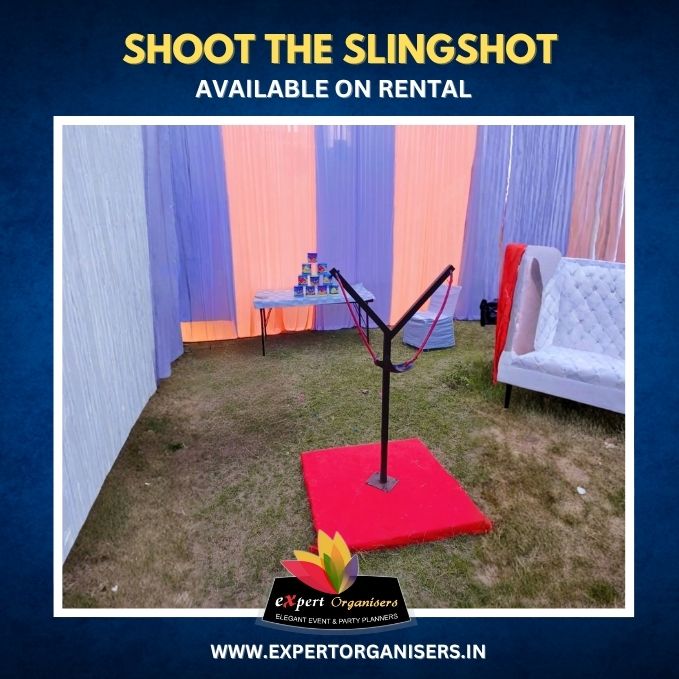Shoot The Slingshot Game on Rent for Birthday Parties or Corporate Events in Delhi