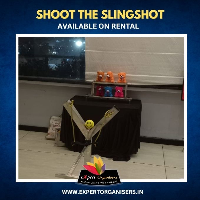 Shoot The Slingshot Game on Rent for Birthday Parties or Corporate Events in Indore