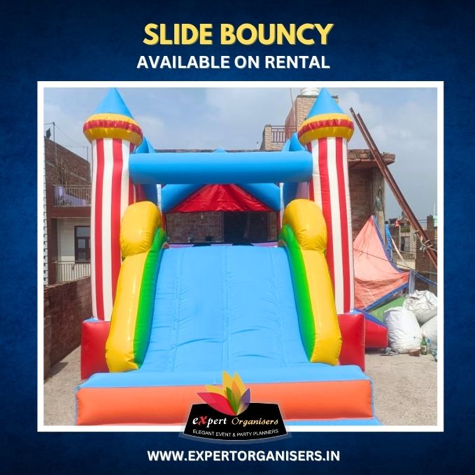 Slide Bouncy on Rent for Birthday Parties or Corporate Events in Bangalore