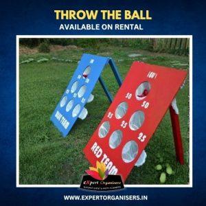 Throw The Ball Game on Rent for Birthday Parties or Corporate Events in Delhi