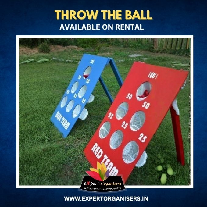 Throw The Ball Game on Rent for Birthday Parties or Corporate Events in Delhi