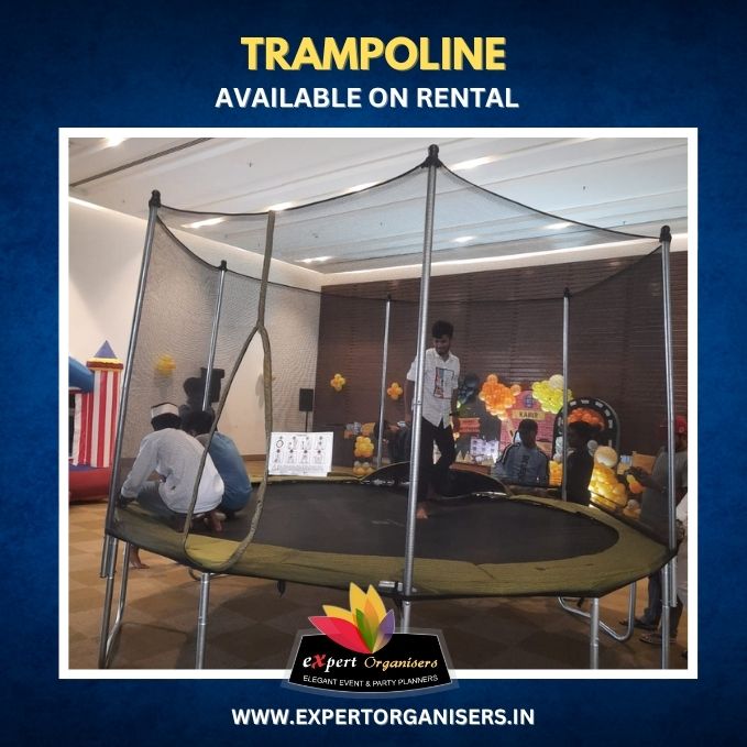 Trampoline on Rent for Birthday Parties or Corporate Events in Bangalore