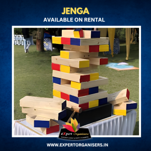 Jenga Game on Rent for Birthday Parties or Corporate Events in Indore