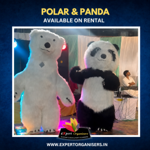 Polar & Panda Mascots