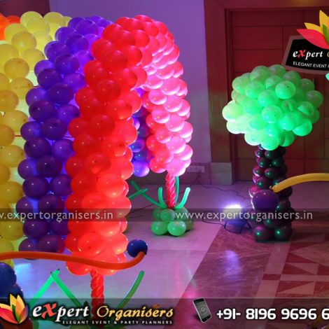 Cave Type Entrance Gate Decoration for Birthday Parties in Chandigarh, Mohali, Panchkula